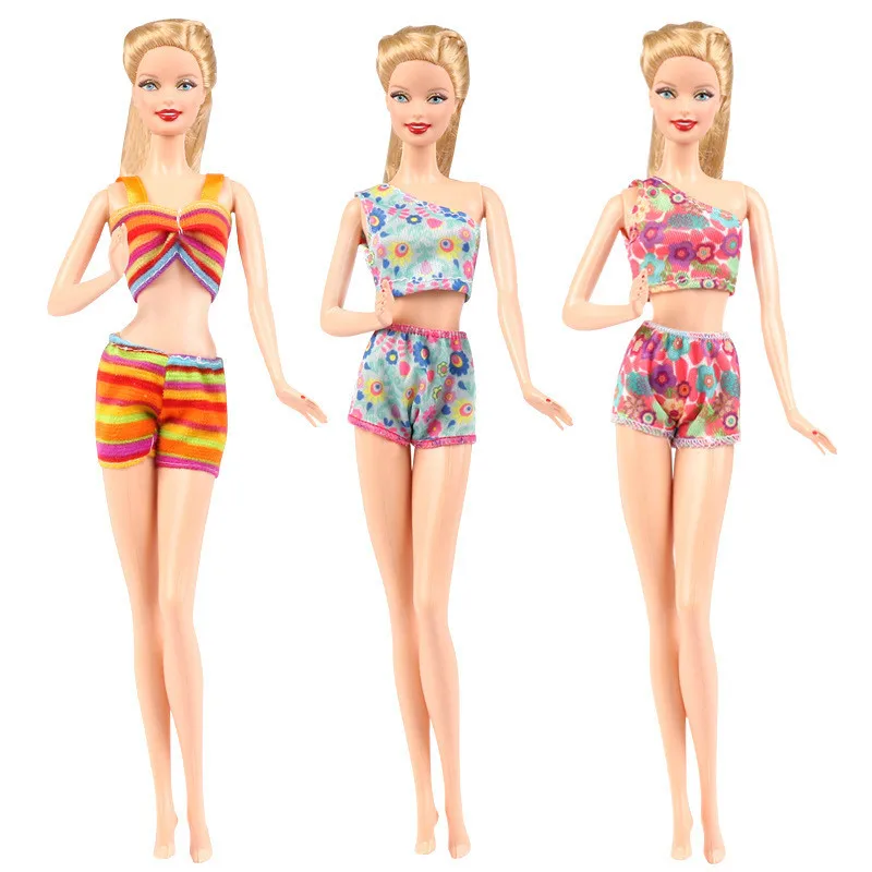 Handmade-Summer-Bikini-Swimwear-Outfit-Set-for-1-6-BJD-FR-SD-Blyth-Doll-Clothes-Dollhouse