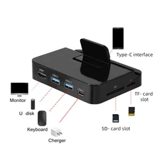 USB C к HDMI док-станция адаптер питания для samsung S10 S9 Dex Pad станция type-C концентратор док-станция для huawei P30 P20 Pro