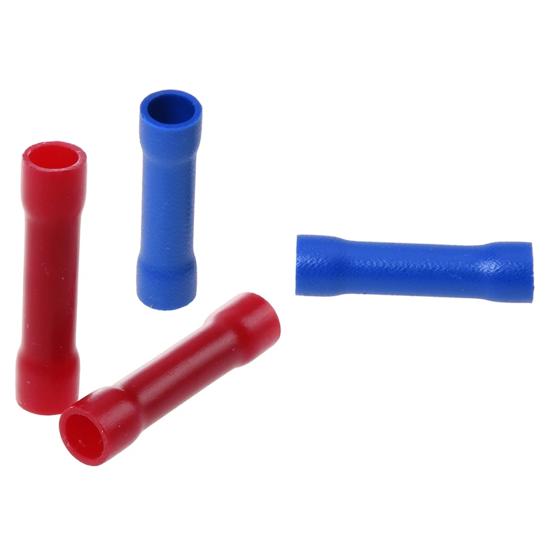 50 X Кабельные соединители стыковые соединители изолированные обжимные синие промышленные товары 1,5-0,5 мм 2& 50 X красные промышленные товары мм 1, 5 мм 2