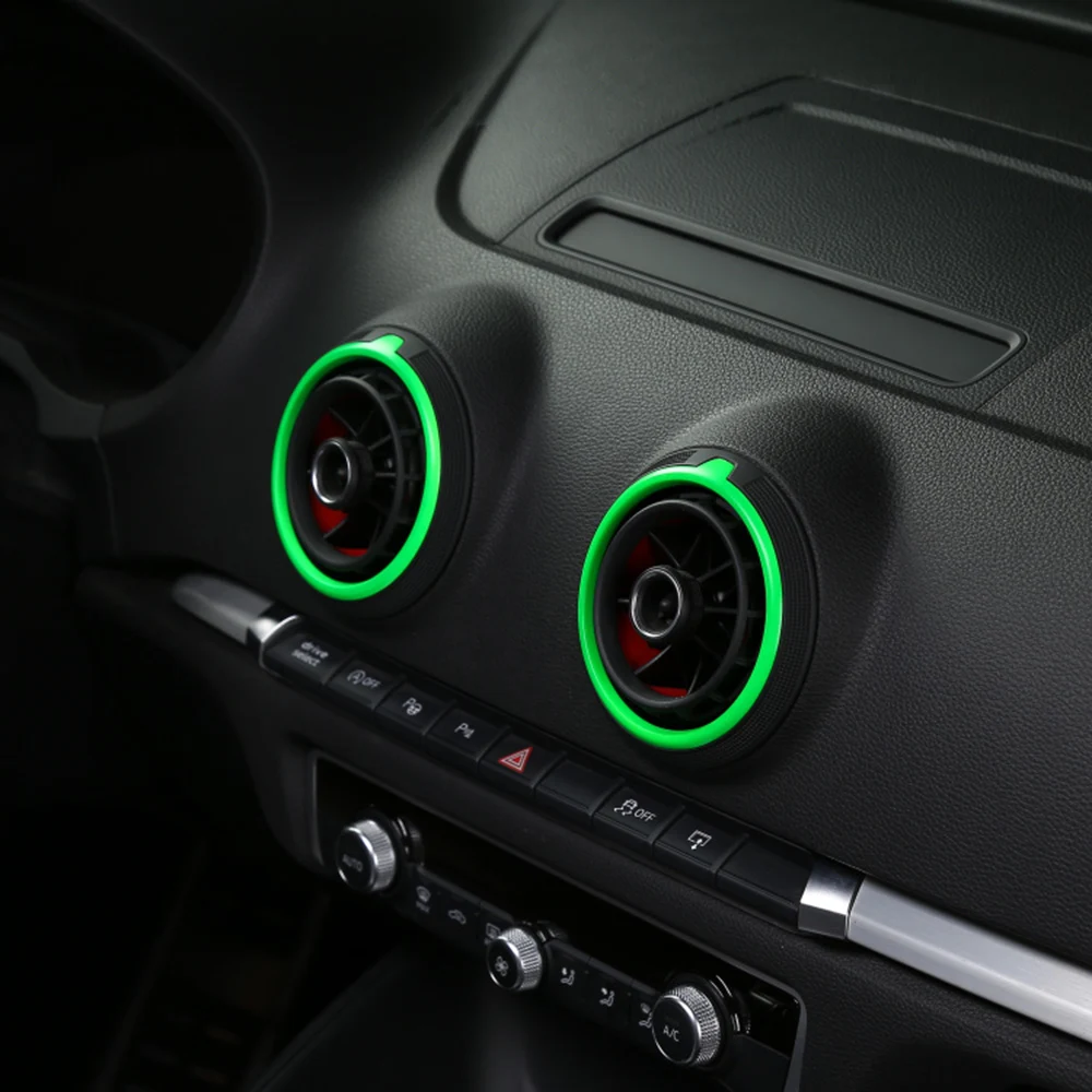 Auto Klimaanlage Outlet Trimmen Ring Abdeckung Für Audi A3 S3 RS3