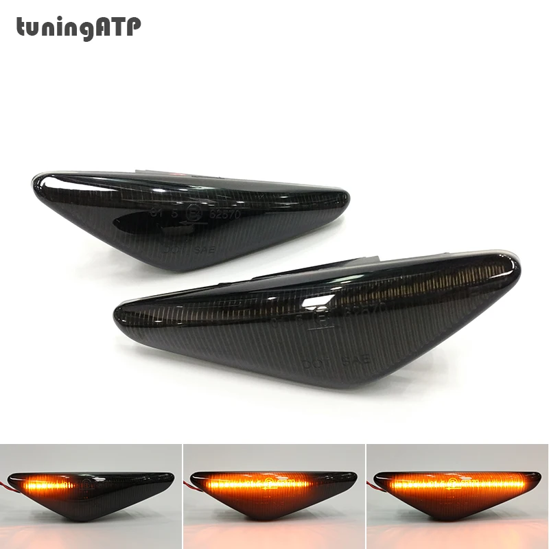 Skup Wędzone LED sekwencyjne dynamiczny boczny kierunkowskaz wskaźnik dla BMW X3 F25 X5 E70 X6 E71 ActiveHybrid X6 E72