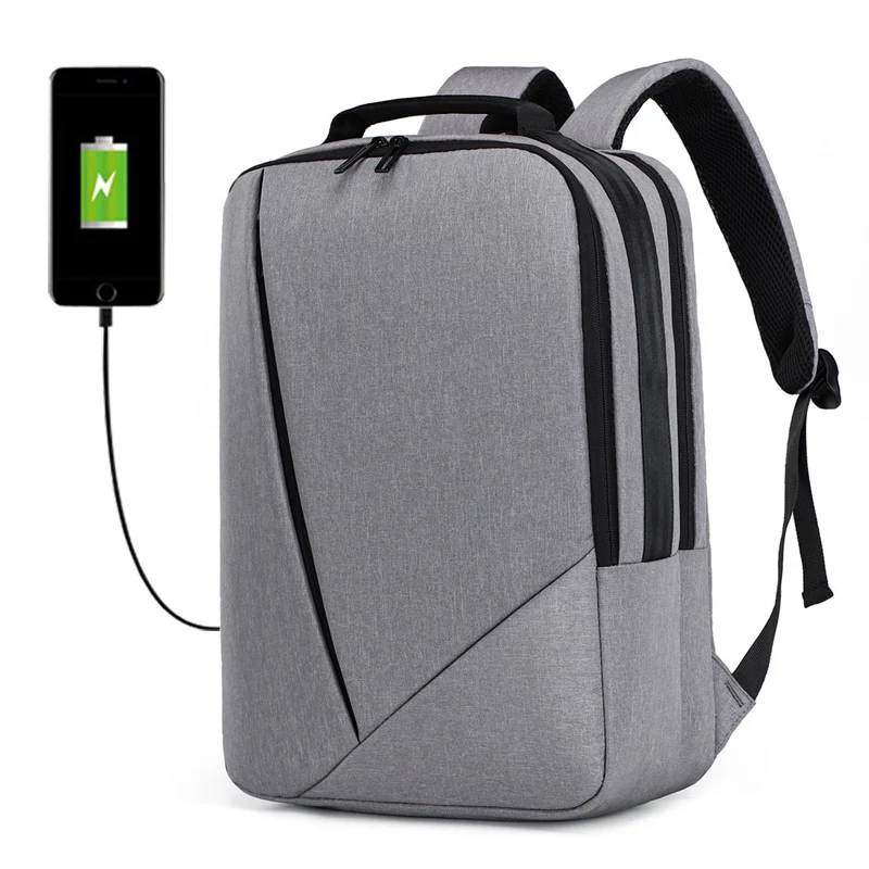 

New Laptop Backpack USB Charging Port Smart Business Computer Backpack Large Capacity Student School Bag #197488