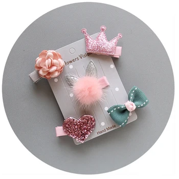 

Lovely 5 ​​Pieces Children Hairpin Mixed Baby Of Kids Girls Hair Clips Bow Puppy Grooming Supplies For Dog Teddy Chihuahua