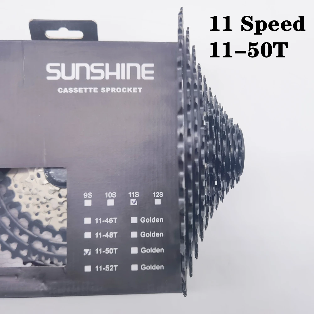 Кассета для горного велосипеда SUNSHINE 11 S 11-50T кассета BMX скоростей маховик в детали