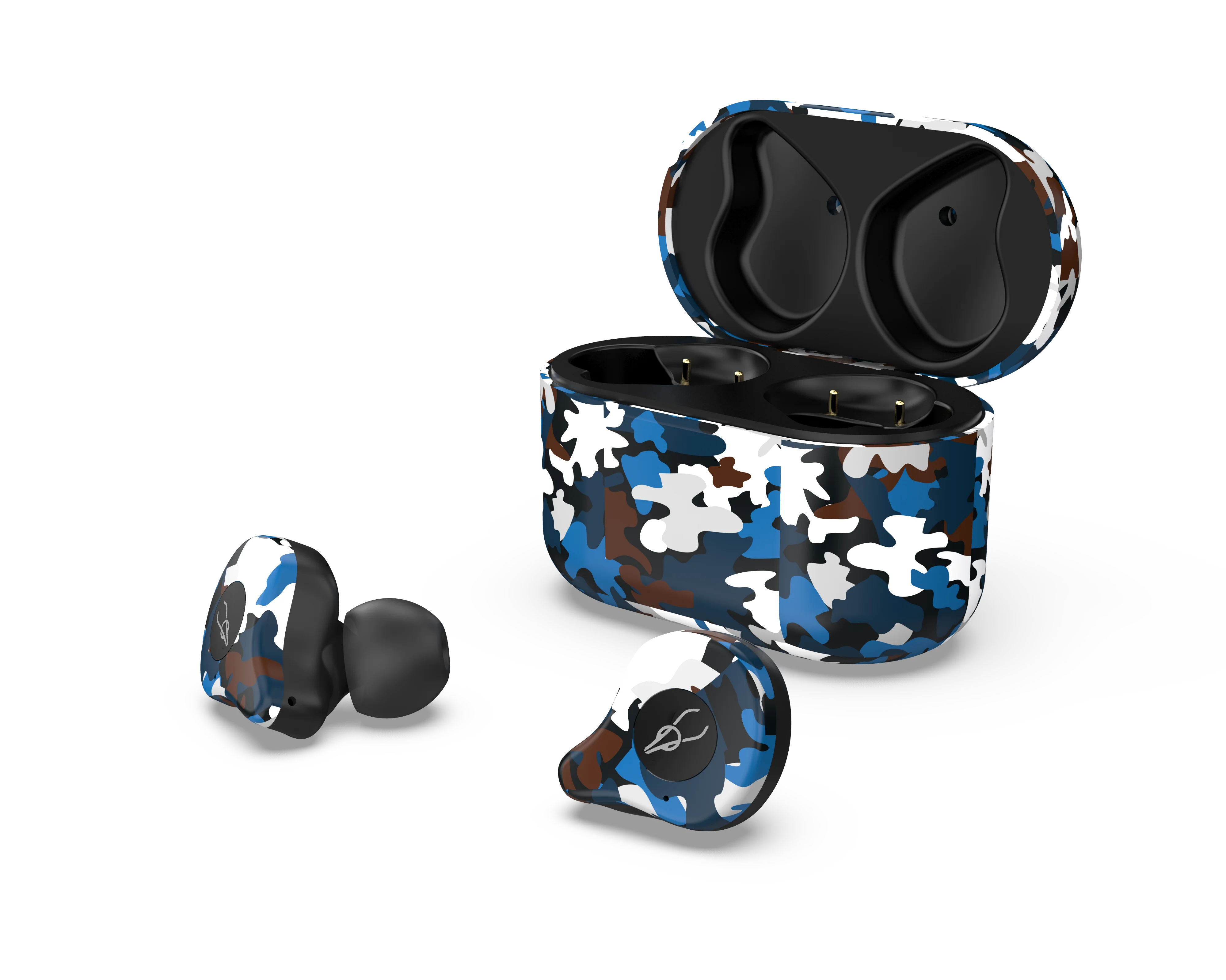 TWS наушники Sabbat E12 с ультракамуфляжным рисунком Bluetooth V5.0 беспроводные спортивные