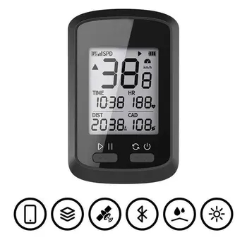 

GPS Waterproof IPX7 Digital Bluetooth 5.0 Cycling Computer Stopwatch Bike Speedometer Backlight LCD Display Wireless Odometer