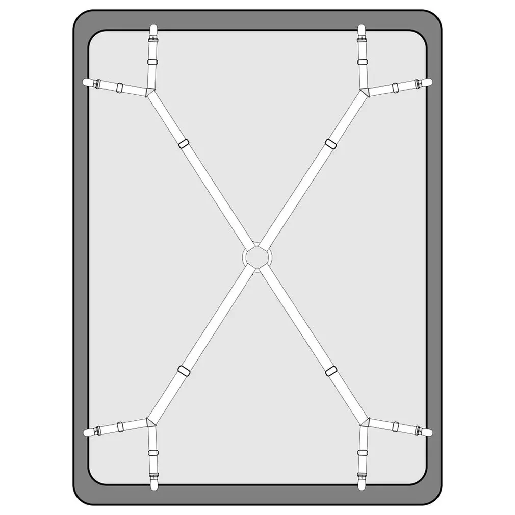 Фиксатор для простыни, Регулируемая пряжка для кровати, противоскользящие фиксированные штаны, зажим для штор, фиксирующий Зажим для дивана