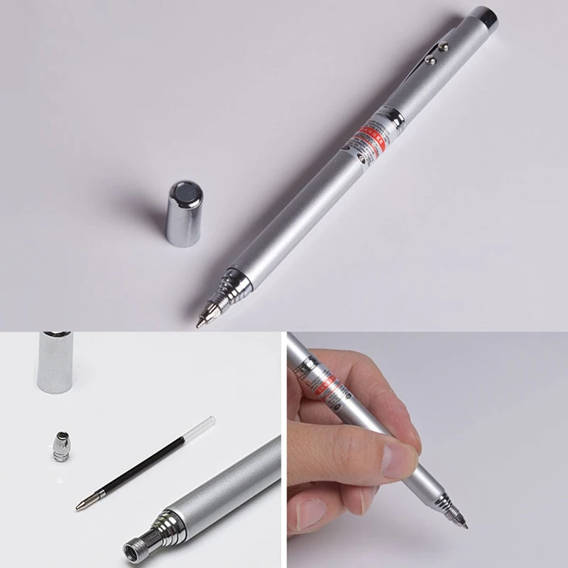 

5-in-1 telescopic pointer infrared laser pen multi-function Small flashlight Red flashlight LED flashlight teaching tool