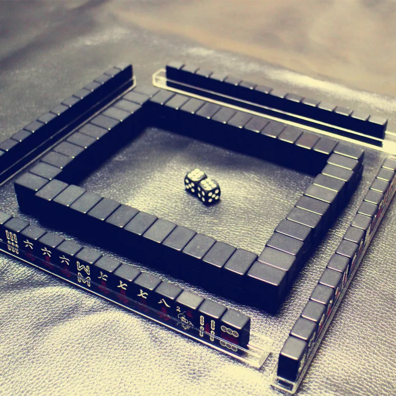 

Small Mahjong Mini Pocket Small Black 23 Size Mini Travel Small Mahjong Solid Dormitory Portable Cute