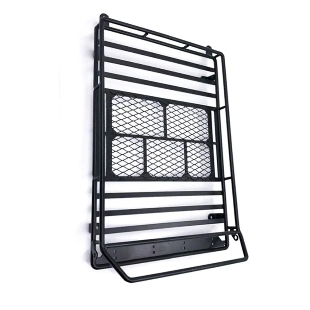 

Metal Roof Rack Luggage Carrier Spotlight Bar For 1/10 RC Crawler Traxxas Trx4 RC4WD Wrangler