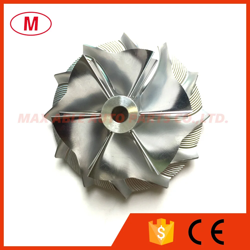 GT15-25 787571/784369-0002 44,39/60,01 мм 6+ 6 лезвий высокая производительность турбо заготовка компрессора колеса/Алюминий 2618/фрезерные колеса