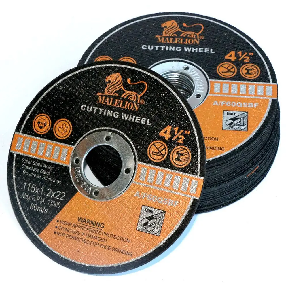 

4.5 inch 115x1.2*22mm Metal Cut Off Wheel Cutting Disc for Angle Grinder Resin Disc Slice Grinding Blade Cutter for Iron 3-50Pc