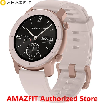 

In Stock 2020 Huami Amazfit GTR 42mm Pink Multi Sports Couple Smart Watch with 12days Standby Time 5ATM for Android/iOS