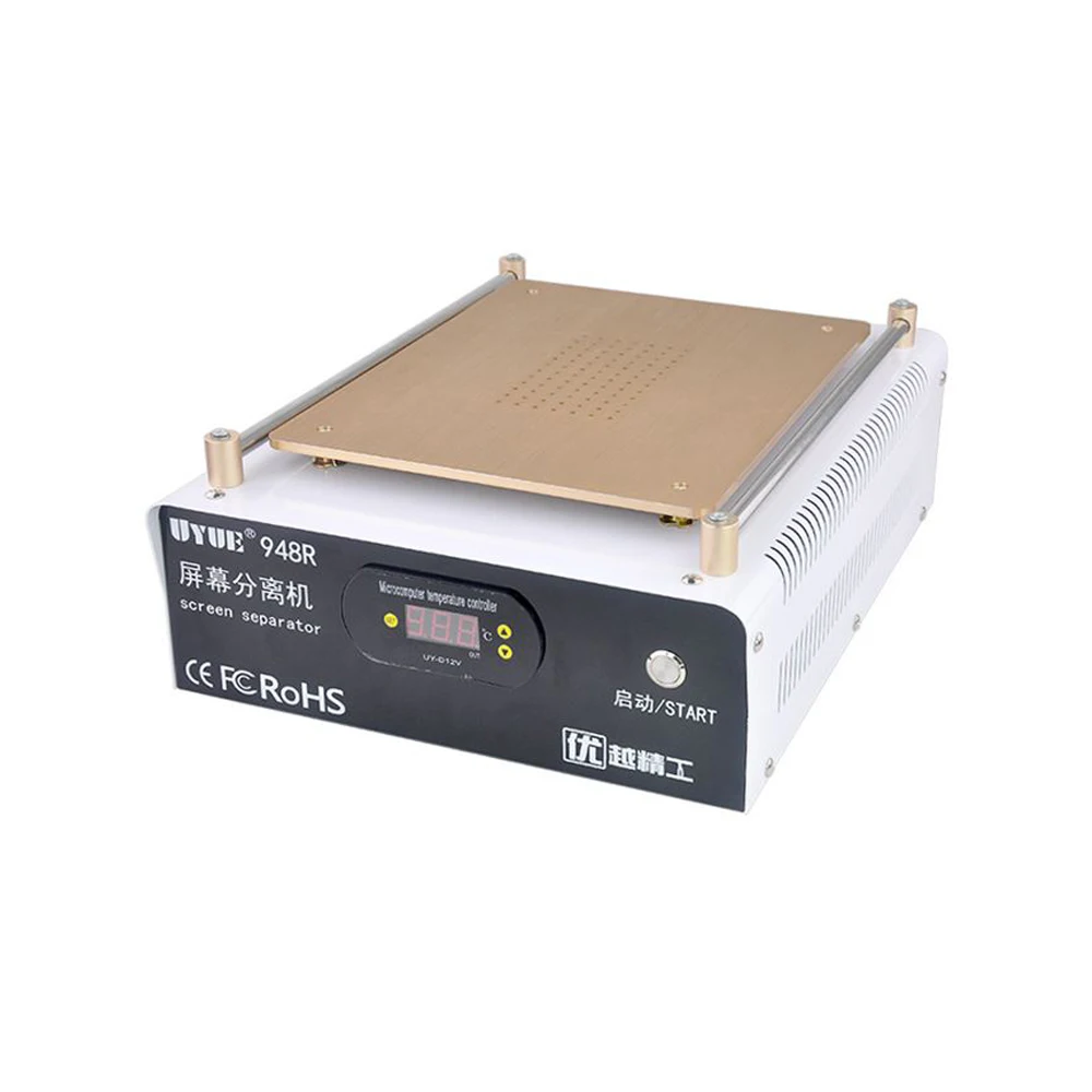 package 1 UYUE 948R мобильный телефон встроенный насос вакуумный металлический корпус стекло ЖК-экран сепаратор машина+ светодиодный дисплей для макс 14 дюймов ЖК-дисплей - Цвет: package 1