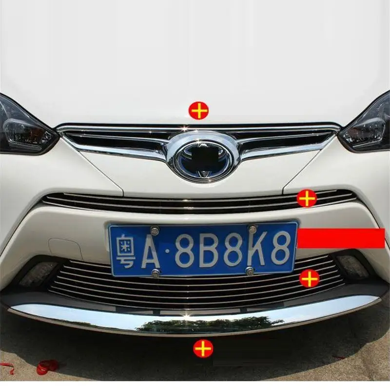 Модифицированная декоративная автоматическая хромированная авто решетка