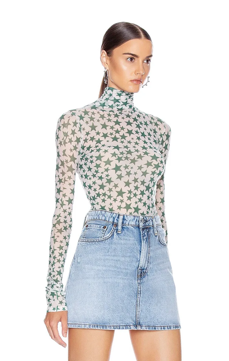 Горячая Мода женщин slim fit рубашки с длинными рукавами Осень Высокое качество Базовая рубашка A874