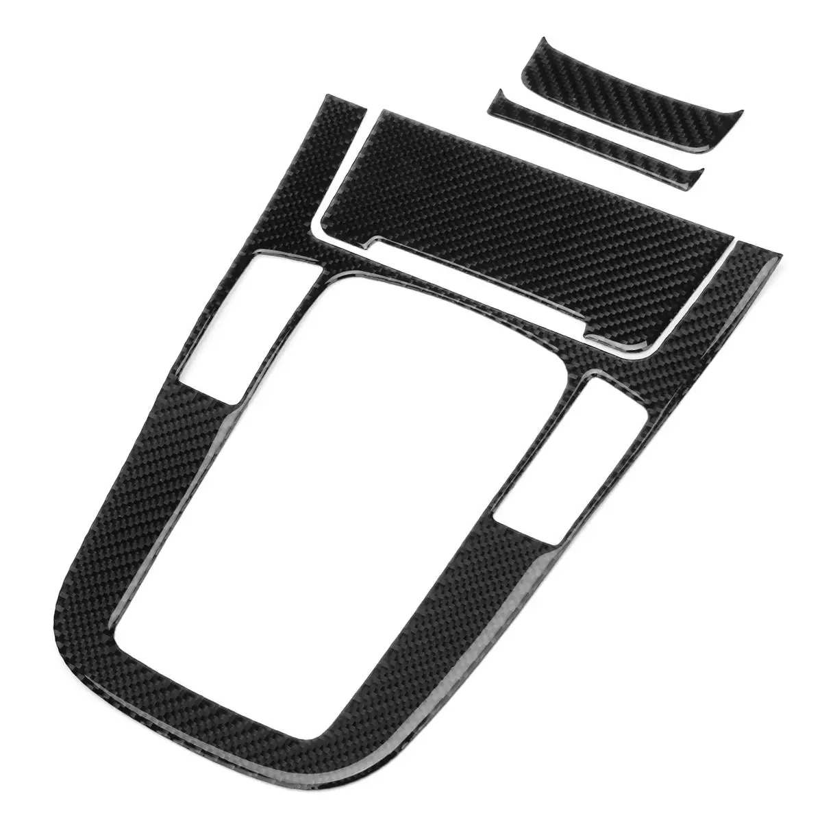 1x A4L A5 Q5 Real Carbon Fiber Car Interior Console Gear Shift Panel Cover Trim Gear Shift Collars For Audi A4L A5 Q5