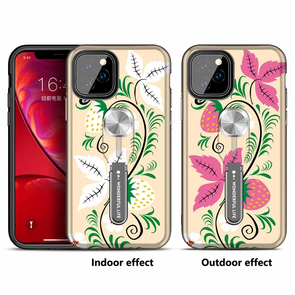 Цвет King кронштейн автомобильное магнитное крепление чехол для iPhone 11 Pro Max Xs Max Xr X 8 7 6s 6 Plus защитный чехол-накладка на заднюю панель