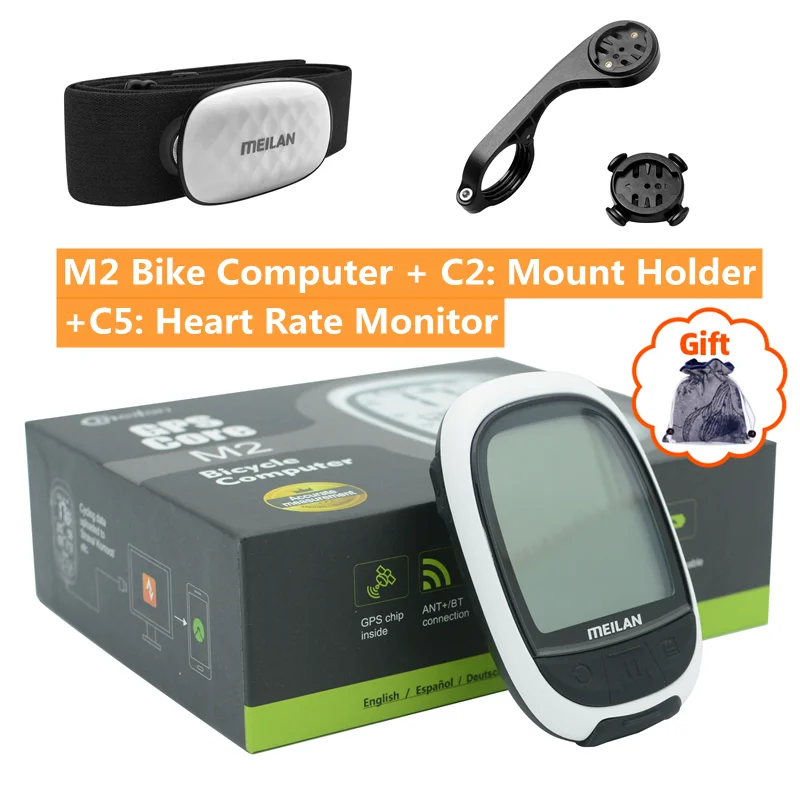 Acheter M2 ordinateur de vélo ANT GPS Bluetooth intelligent sans