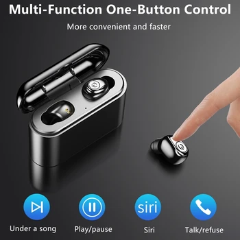 

TWS Bluetooth Earphones 5D Stereo Wireless Headphones Earbuds X8 Mini Waterproof Handsfree Headsets With 3000mAh Power Bank