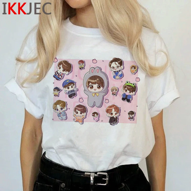 Bangtan Boys Jimin V Harajuku футболка женская Fake Love Ullzang футболка Jungkook J-hope Rm Suga Jin футболка с мультяшным принтом женские футболки