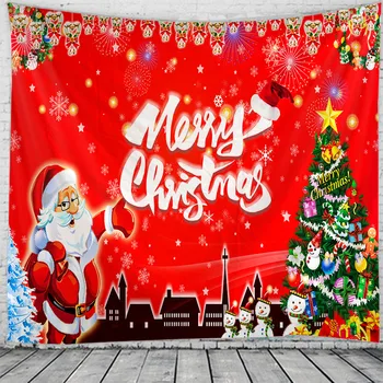 

Santa Claus tapestry Mandala Tapestry Hippie Macrame Tapestry Wall Hanging Boho Decor Witchcraft Tapestry