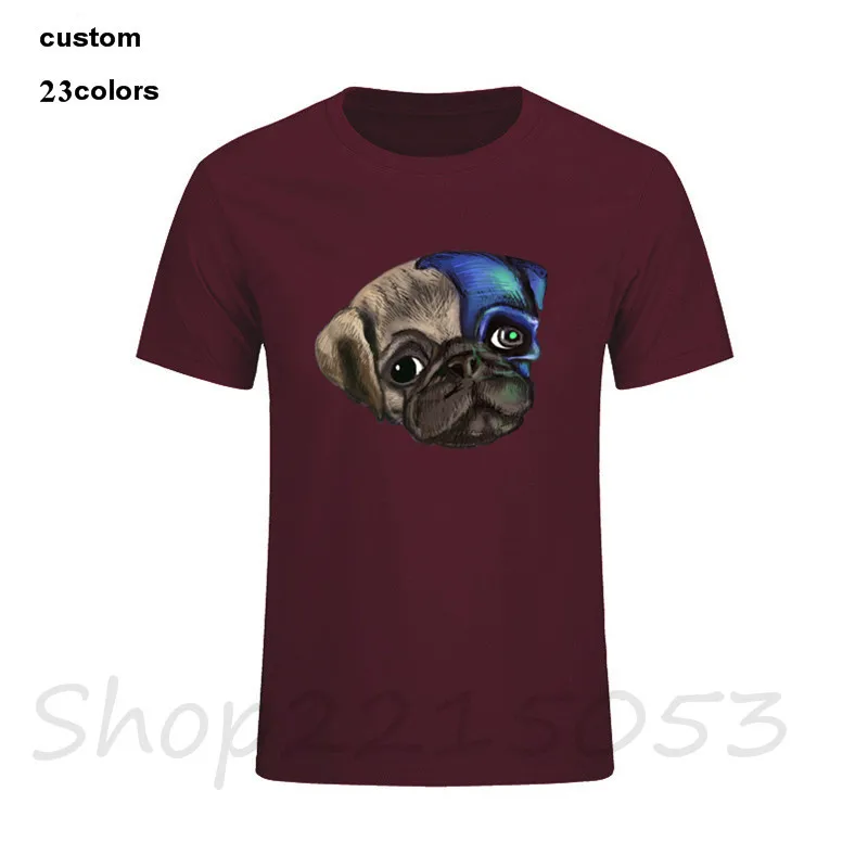 Футболка Terminator с принтом мопса персонализированная футболка надписью death note для