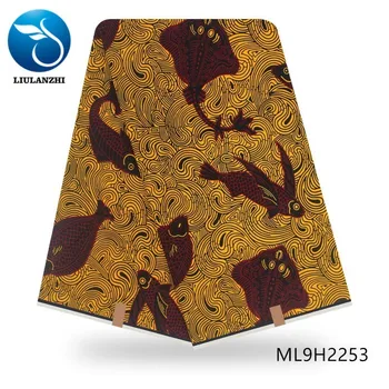 

LIULANZHI tissu printing nigerian wax cloth printing high quality 100% cotton ankara tissu ML9H2243-55