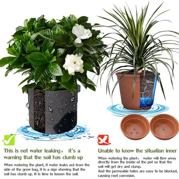 

Planting Belt Plant Grow Bag Creative Practical Black Nonwoven Balcony Spring Sweet Potato Plant Bag Tomato Planting Bag