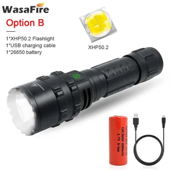 

XHP50 5 Modes Multifunctional Torch Rechargeable 1800LM Waterproof Led Flashlight Self Defence Lanterna for Hunting Camping