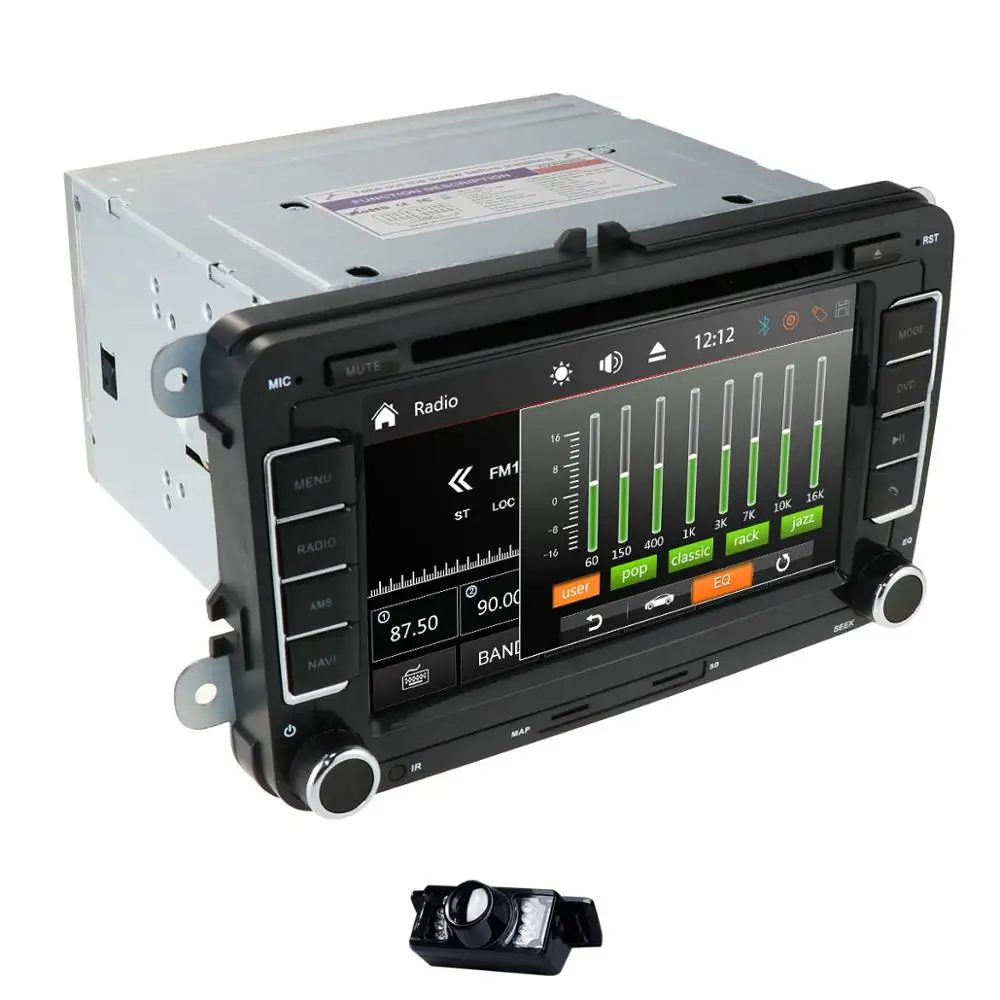 7 дюймов 2 din автомобильный DVD gps радио плеер для Volkswagen VW golf 5 touran passat B6 B7 Lavida polo tiguan Skoda с gps картой