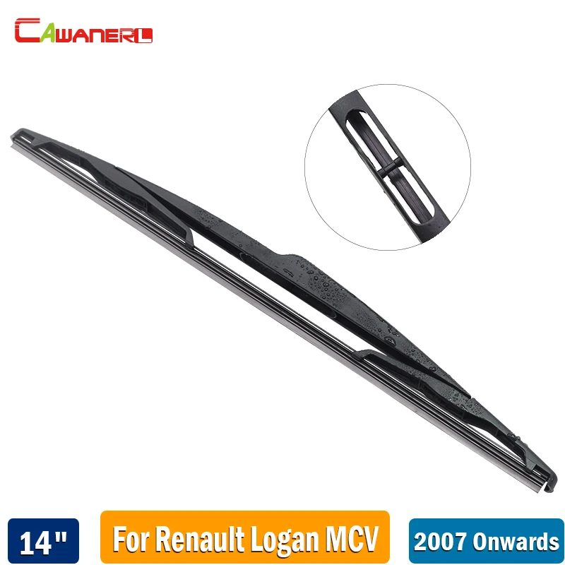 Cawanerl 1 Piece Car Rear Windscreen Wiper Automotive Rubber Back Window Blade 350mm For Renault Logan MCV 2007-2017 | Автомобили и