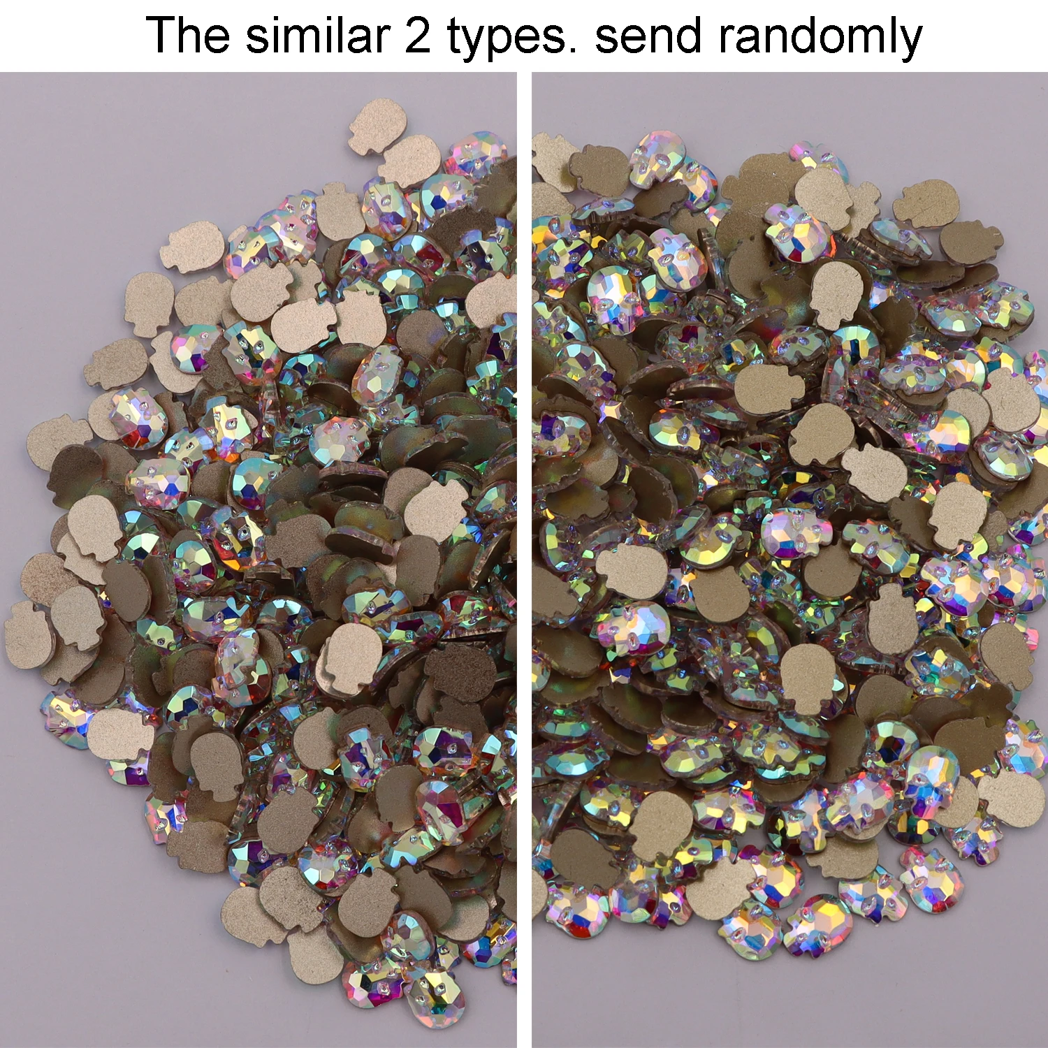 Nail Art Rhinestones Nail Art Accessories Non Hot Fix Rhinestones Non Hotfix Rhinestones Rhinestone Accessories Strass Gems Stones Gold Bottom 3D For Garment Decoration