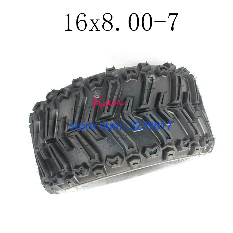 Горячая мульти-стиль и мульти-шаблон 16x8. 00-7 ATV шин подходит для ATV 50CC, 90CC, 70CC, 110CC, 125CC внешняя бескамерная шина