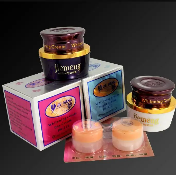 100% Jiemeng Whitening Cream Set `Remove freckle`Anti Dark Acne Skin`Whitening(day cream+night cream) | Красота и здоровье