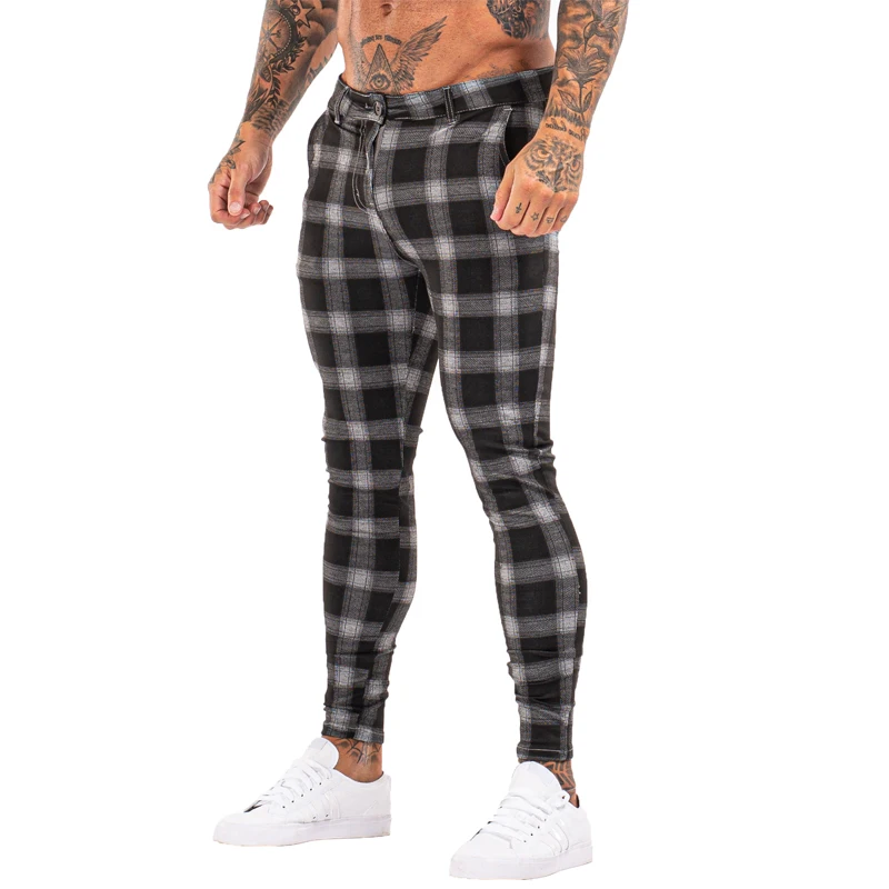 Linen Pants Women Pink Pants Men GINGTTO Men's Slim Fit Stretch