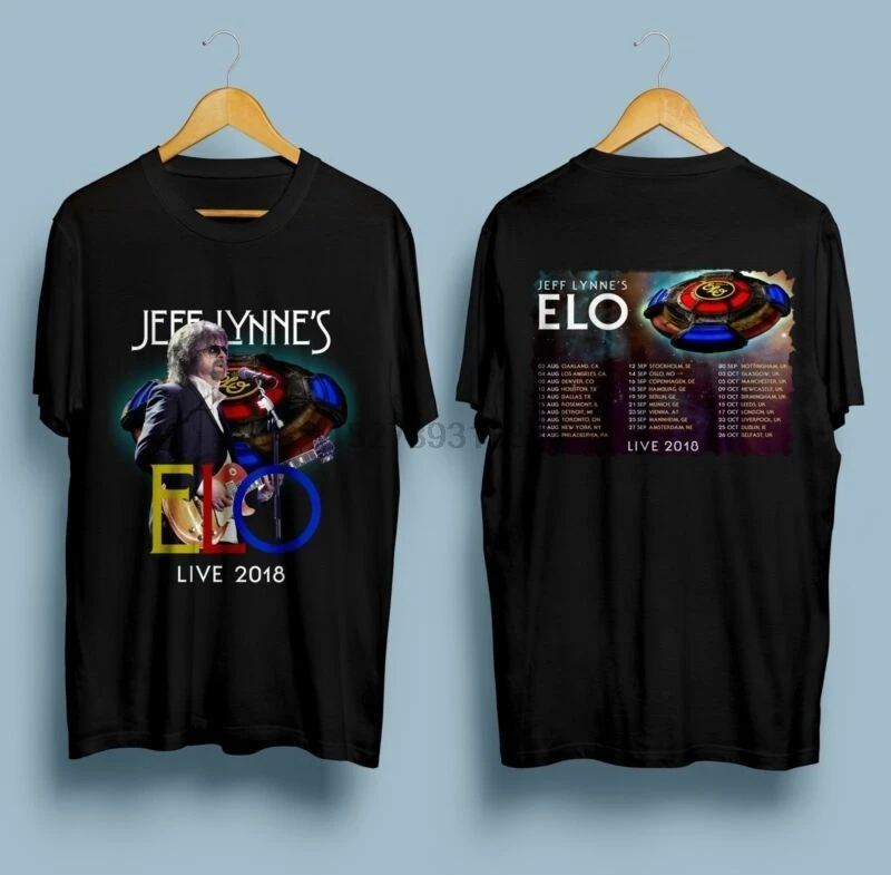 RARE Jeff Lynne's ELO Best Live Tour T-SHIRT S-5XL MEN WOMEN | Мужская одежда