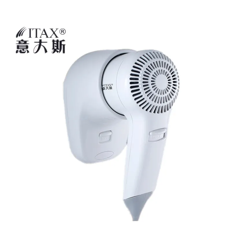

X-7724 ABS plastic wall mounted electric ceramic thermostatic dual voltage unfoldable handle hotel/home hair dryer