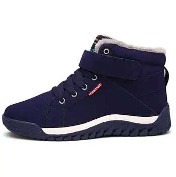 

High quality men's winter shoes super warm plush men's snow boots high tops thick soles men's sneakers cotton shoes botas hombre