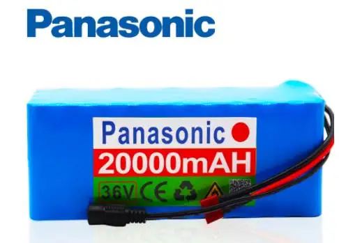 Panasonic 36V акумуляторная батарея 10S4P 20Ah е-байка 36В 18650 акумуляторная батарея 500W 42 мА/ч, 20000 v para, фара для электровелосипеда в bicicleta elétrica com BMS
