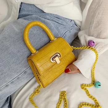 

Fashion Women Design Mini Crossbody Bag Luxury Small Tote Bag Ladies Handbag PU Leather Women's Chain Shoulder Messenger Bags