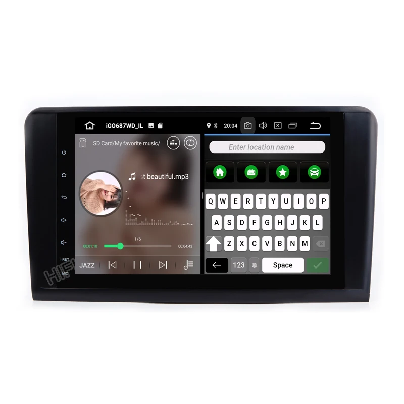 Android 10 4 г 8 ядерный Автомобильный gps для Mercedes Benz ML GL W164 ML350 ML500 GL320 Радио Стерео навигация без DVD плеера