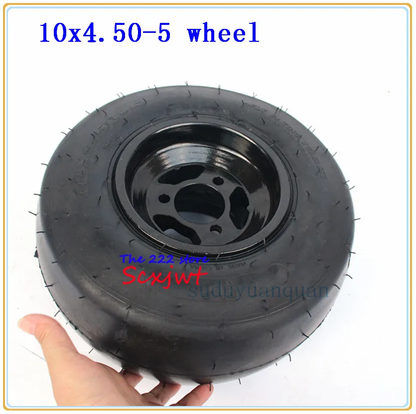 Go Kart шины и диски 10x4. 50-5 передние колеса 5 дюймов Go Kart детская коляска ATV UTV Quad обод для ступицы колеса и шины наборы