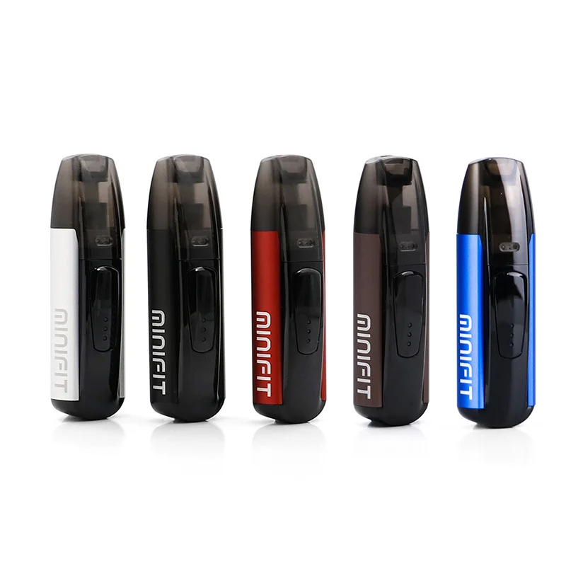 Justfog minifit стартовый комплект 370 мАч все в одном vape комплект как justfog q16 с батареей MINIFIT компактный pod vaping устройство