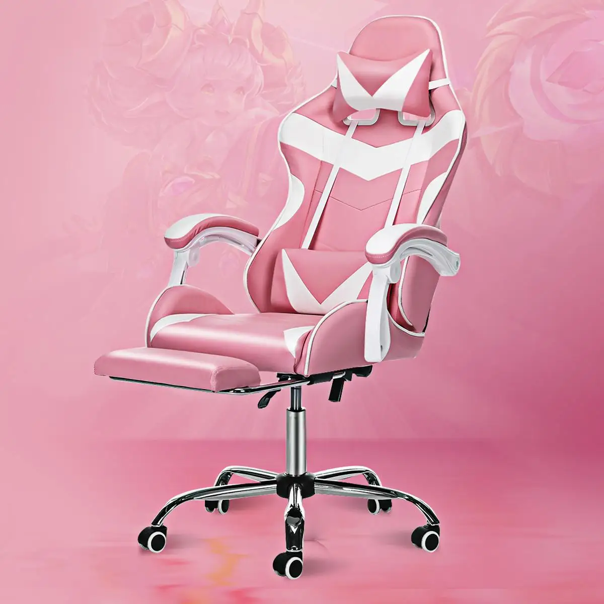 Gaming Chairs Comfortable Office Computer Chair Home Pink Gaming Chair Silla Game Girl Swivel