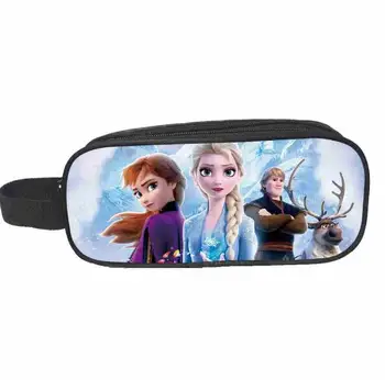 

Princess Elsa Anna Girls Cartoon Pencil Case School Pouches Children Student Pen Bag Kids Purse Wallet
