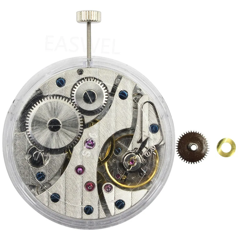 Edelstahl Gehärtete Uhrenkrone für ETA 6497 6498 Seagull ST36 Uhrwerk Movement 