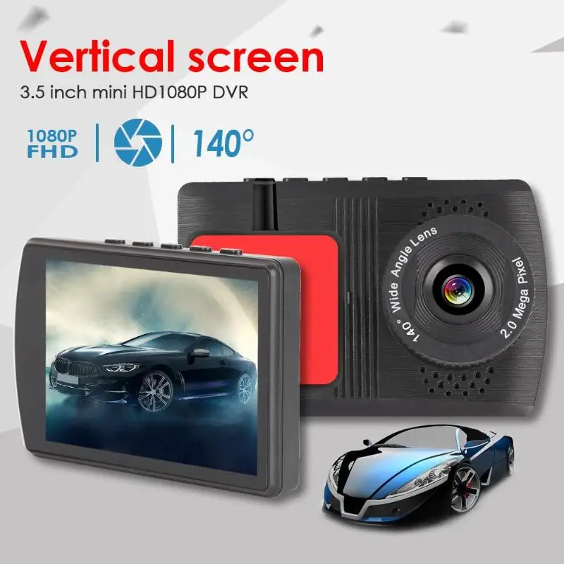 Прочная Автомобильная DVR камера портативный деликатный дизайн V7 3 5 дюймов 480x800