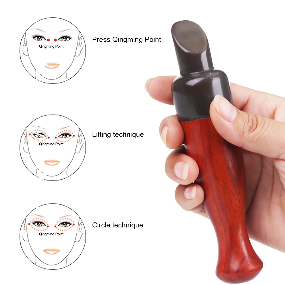 

Hot Stone Massage Tool Stimulator Acupoint Massager Trigger Point Eye Pen Beauty Face Lifting Wrinkles Removal Thin Face Health