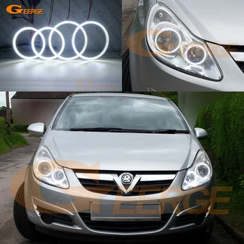 

For Opel Vauxhall Corsa D 2006 2007 2008 2009 2010 2011 pre Facelift Excellent Ultra bright smd led Angel Eyes kit DRL